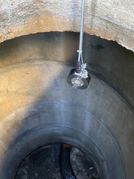 Pomiar siarkowodoru w studni kanalizacyjnej